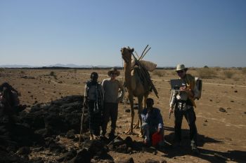 Field work in Afar, Ethiopia