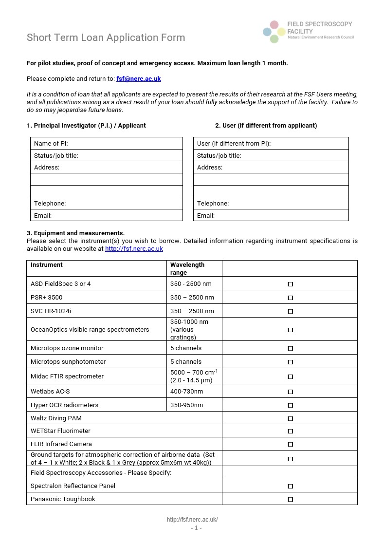 FSF Calibration Laboratory